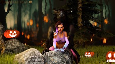 Naughty Night of Breeding: Sombra and Werewolf's Halloween Special [FLAME] 2024