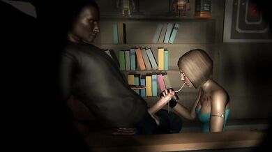 Jill's Boss Gives Her a Handjob in His Office