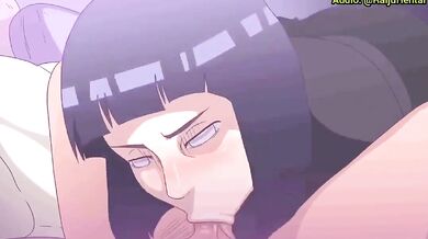 Hinata Hyuga Gives a Steamy Blowjob