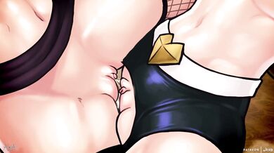 Sexy KDA Akali and the Demon Huntress Kureiji Get Down and Dirty!