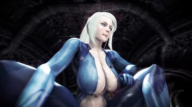 Bounty Huntress vs Space Pirate [Zettle69]