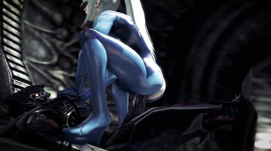 Bounty Huntress vs Space Pirate [Zettle69]