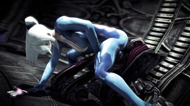 Bounty Huntress vs Space Pirate [Zettle69]