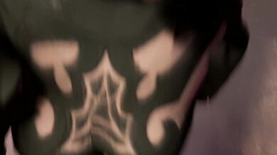 A2 x 2B by BlackJr could be rewritten as A2 gets fucked by her stepbrother 2B in a passionate threesome with their father, BlackJr.