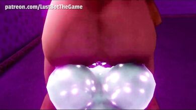 Submissive android gets brutal oral treatment from her programmer