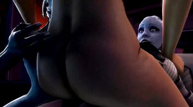 Alien Sex Fiend: Mass Effect Futa PMV with Futanari Xenomorphs