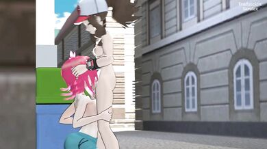 Hilda domina a Kelly en una batalla de Pokémon española subliminal