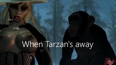 Tarzan Goes Wild and Unleashes His Beastly Desires While Jane Enjoys a Hot and Steamy Romp with the Jungle Locals