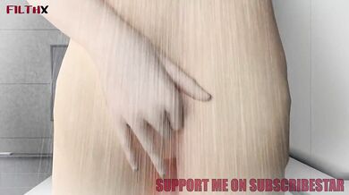 Sweaty Fuck Session in the Steamy Shower