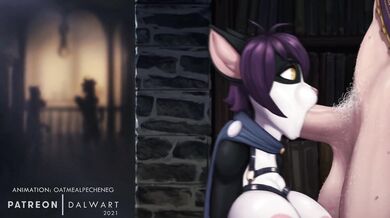 Furry Feline Felatio [oatmealpecheneg]