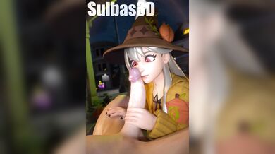 Lesbian Lolly-Licking Lust on Hallow's Eve