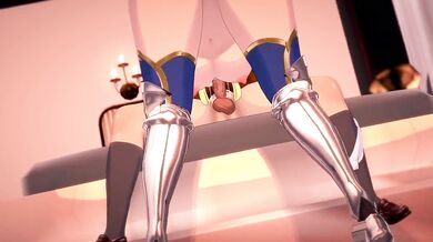 Queen Artoria Sucks Cock in the Forest