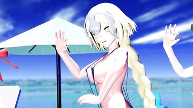 Beach Bummin' with Fate Grand Order Girls in MMD Hentai Porn
