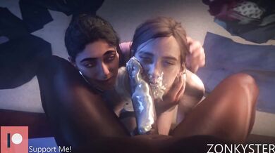 Dina and Ellie Get Tested by Mandingo in Part 2 of Their Encounter with Darnell[Zonkyster]