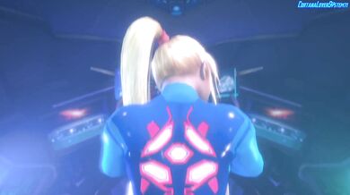 Hardcore Lesbian Sex with Samus and Cortana by System71