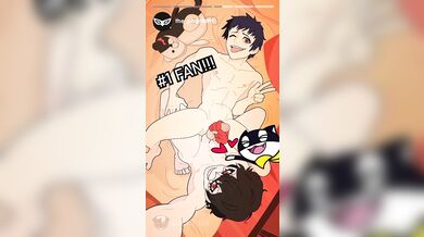 Joker's Lucky Dump on Mishima's Face in Persona 5