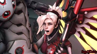 Mercy's Cum-Splattered Face - Sage of Osiris