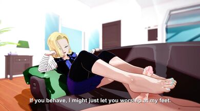 Dragon Balls Bursting with Android 18's Pleasure [Bazett]