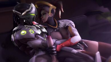 Mercy's Naughty Playtime with Genji in Full HD Quality