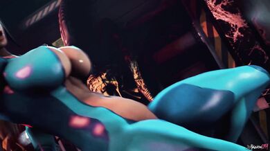 Samus' Explosive Encounter with the Deadly Predator in a Futuristic City - 26RegionSFM