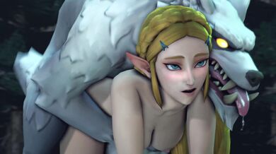 Zelda's Tail with the Horny Wolf [4K]