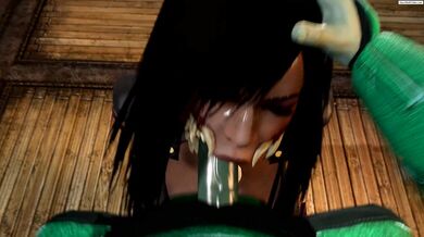 Ultimate Deepthroat Frenzy: Mileena's Fatality Blowjob Remix