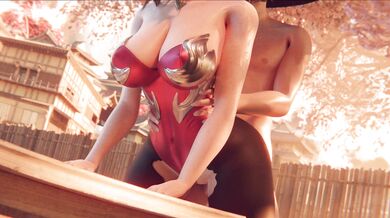 Anal Fucked by Megaera in Her New Outfit [Irelia]