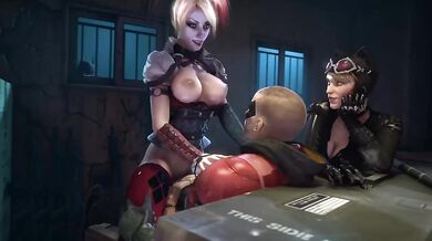 Harley Quinn's Anal Invasion with Dick Grayson AKA Robin - Bondage and Discipline Included