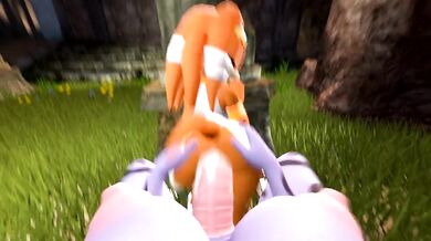 Slutty Soraka gets her ass pounded by Tikal's huge cock!