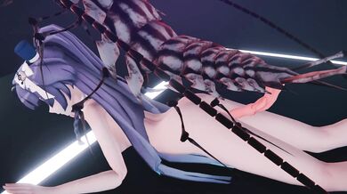 Giant Insect Fuckfest: Octave Raiden Mei's Gigantic Cock Conquers All!