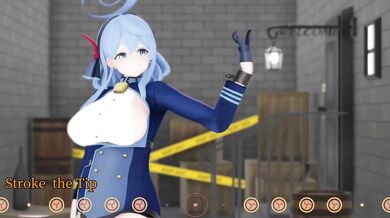 Fap Hero MMD: [Ako's Wet Pussy] - 天雨 アコ / Ako