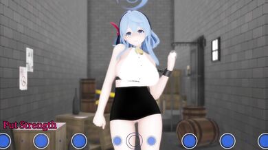 Fap Hero MMD: [Ako's Wet Pussy] - 天雨 アコ / Ako