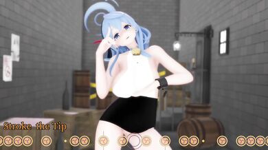 Fap Hero MMD: [Ako's Wet Pussy] - 天雨 アコ / Ako