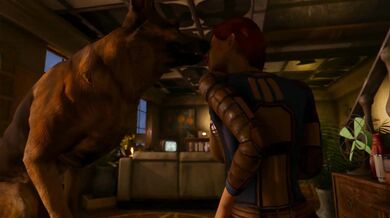 Jessica's Bestial Romp with her Dogmeat in Fallout 4
