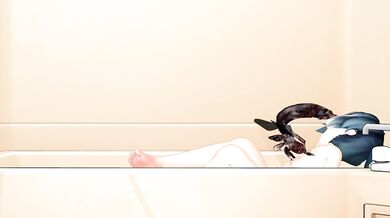 [TentacleWrestler] Miku's Shower Surprise: Insectoid Invasion