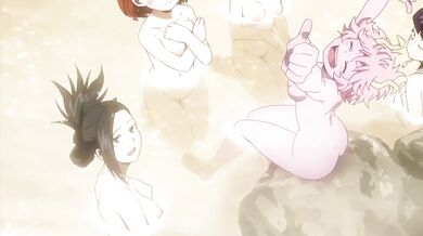 Hot Springs Hijinks with Heroic Honeys: A Nude, S10 Collage Adventure
