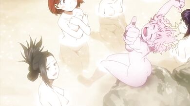 Hot Springs Hijinks with Heroic Honeys: A Nude, S10 Collage Adventure