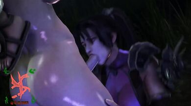 Battle of the Futanari: Talim, Ivy, and Taki's Soulful Encounter