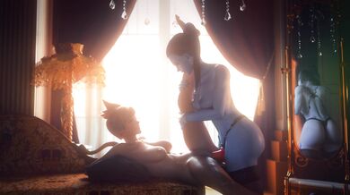The Nymphomaniac Widow & The Lesbian Tracer's Steamy 4K Encounter