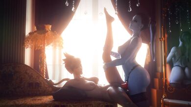 The Nymphomaniac Widow & The Lesbian Tracer's Steamy 4K Encounter