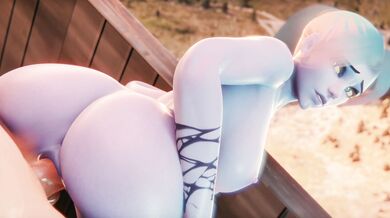 Massive Cock Pounding the Widow's Tight Vagina in 4K Quality [Nude, Megaera]