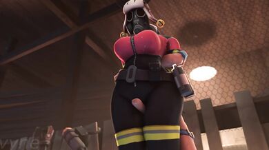 Female Firefighters Give Heavy Rubdowns to a Horny Helicopter Pilot