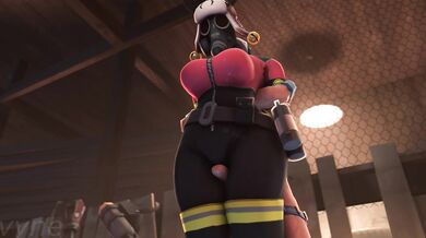 Female Firefighters Give Heavy Rubdowns to a Horny Helicopter Pilot