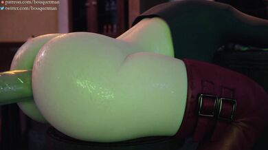 Anal Ravaged by Drunk I-No and Faust's Giant Cocks