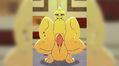 Futa Alphys's Pulsating Penis [Komdog]