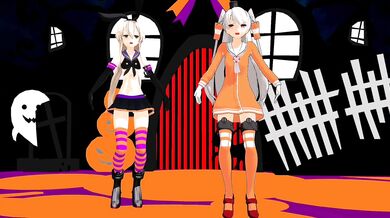 Unleashing the Sexual Beasts of Shimakaze and Amatsukaze on Halloween Night, with Ruby from MMD
