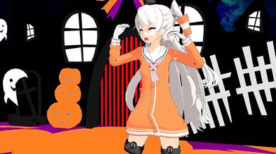 Unleashing the Sexual Beasts of Shimakaze and Amatsukaze on Halloween Night, with Ruby from MMD