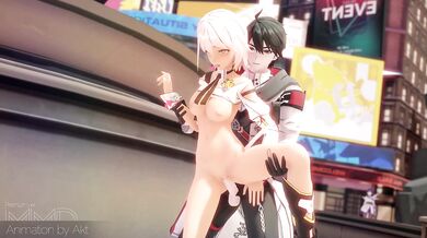 - Sexy schoolgirl Carol gets fucked in the closet by a stranger's giant dick in 'Cumming Through Clothes'