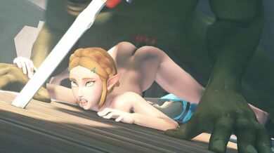 Zelda and Ganondorf's Creamy Encounter