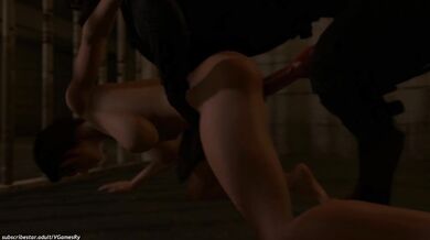 Zombie and Dog Ra*pe Jill | Undead Captors Violate Jill [VGamesRy]